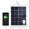 3W 5V Портативное солнечное зарядное устройство Водонепроницаемое зарядное устройство для солнечной панели для кемпинга с интерфейсом USB для
