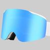 Anti-fog ski goggles with double-layer magnetic lenses, outdoor sports UV protection goggles for men and women