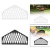 Принадлежности для приготовления пищи на гриле, высокая термостойкость, легко чистить, решетка для гриля, сетка для заднего двора, путешествий, чаепитий, пляжа