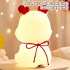 Прикроватная сенсорная лампа для спальни, лампа для сна, перезаряжаемая через USB сенсорное управление/дистанционное управление, светодиодная мягкая милая лампа, детская игрушка в подарок