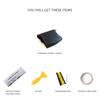 Soft Black Leather Car Steering Wheel Cover For Volkswagen VW Atlas Golf 8 Mk8 Jetta Passat B9 Tiguan Sharan