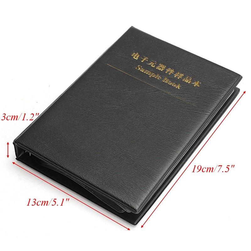 Книга образцов SMD резисторов и конденсаторов 0201-1206, допуск 1%