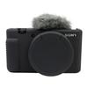 Чехол Easy Hood для камеры Sony ZV1 ZV 1 Vlog Camera Cover Skin со съемной крышкой объектива Slim Fit Soft Silicone Protection Case для цифровой зеркальной камеры ZV-1
