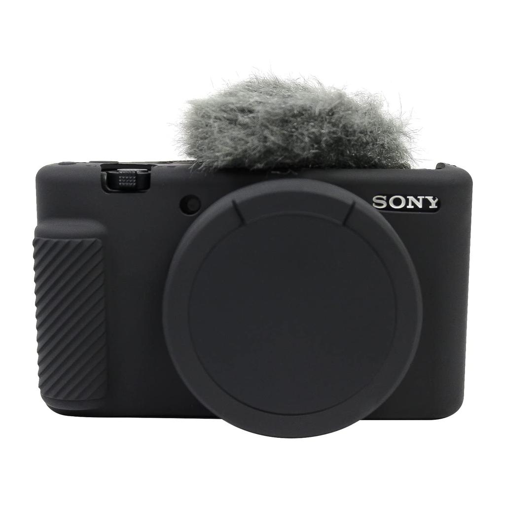 Чехол Easy Hood для камеры Sony ZV1 ZV 1 Vlog Camera Cover Skin со съемной крышкой объектива Slim Fit Soft Silicone Protection Case для цифровой зеркальной камеры ZV-1