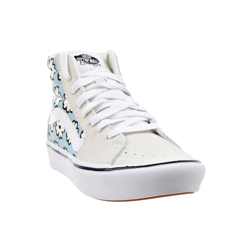 Vans Sk8 Холщовые Повседневные Высокие Кеды для Скейтбординга Унисекс Белые Синие VN0A3WMB9KR