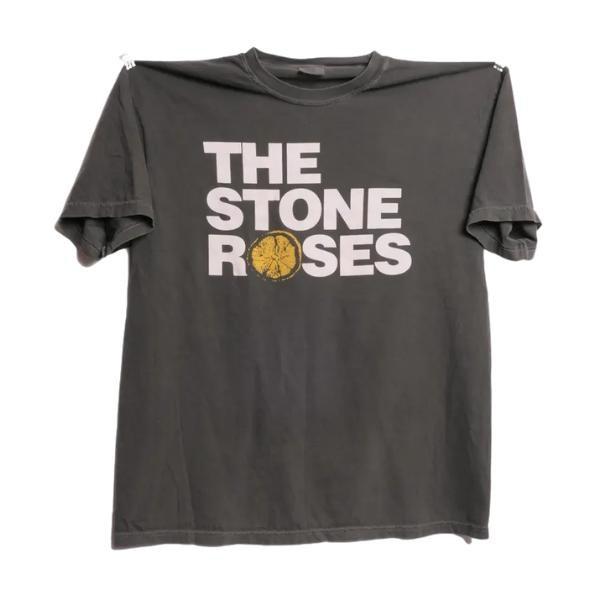 Винтажная футболка 90-х The Stone Roses Инди-рок группа с графическим принтом