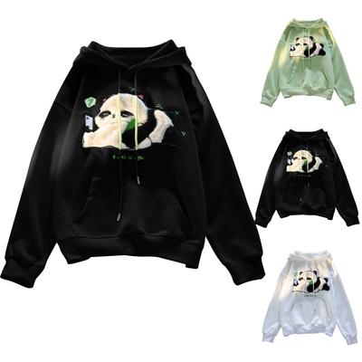 Женская модная повседневная толстовка с длинным рукавом и круглым вырезом, пуловер, топ с карманами