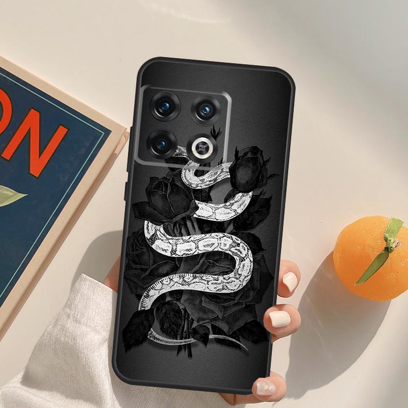 Чехол 'Змея и Папоротник' Для OnePlus 13T 10T 10R 12R 13R 15 13 12 11 10 9 Pro Nord CE 5 2 3 4 Lite N20 N30 Обложка