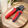Red Quadrilateral Tube Ferrule Crimping Pliers HSC8 6-4 for Pin Terminals