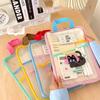 Multifunctional Cartoon File Bag Transparent File Folder Bag Test Paper Storage Bag  Students