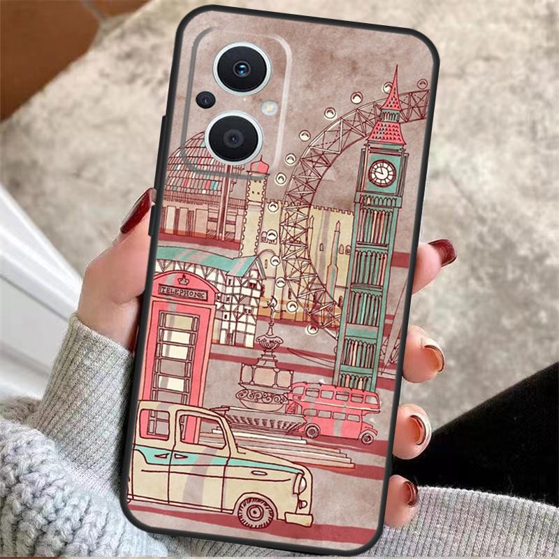 London British Union Jack For OPPO Reno 14 10 11 12 13 Pro 7 8 Lite 8T 11F 12F 13F 14F OPPO Find X9 X8 X5 X6 Pro Case