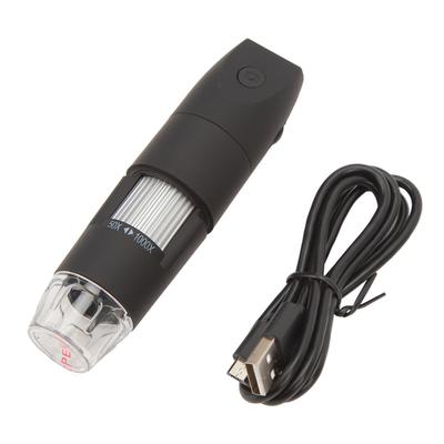Ручной электронный микроскоп 50X‑1000X 1920x1080P 8 светодиодных ламп USB Wi-Fi беспроводной цифровой микроскоп для телефонов, ноутбуков