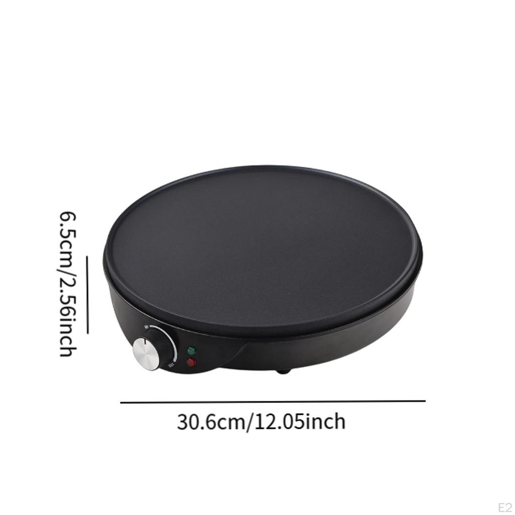 Electric Crepe Machine Breakfast Maker Nonstick for Pancakes Crepes Blintzes