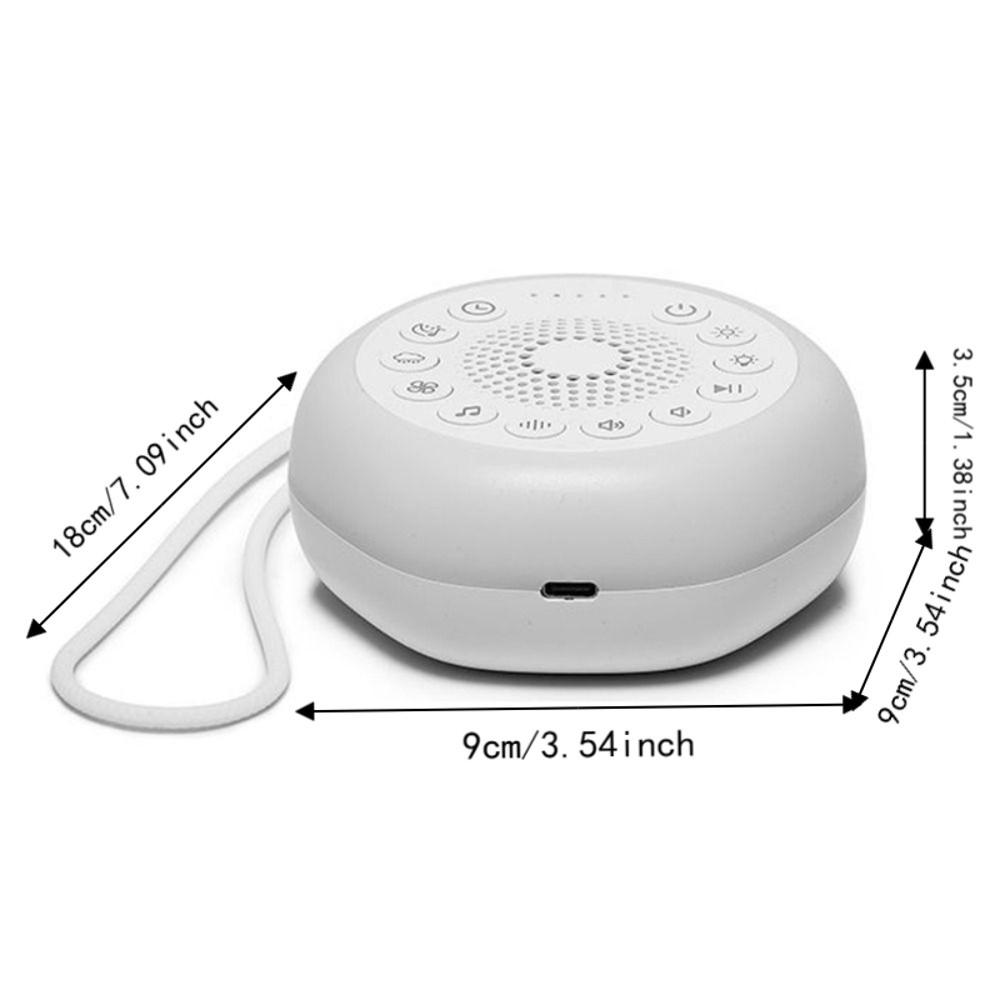 Rechargeable White Noise Machine 27 Soothing Sounds Sleep Sound Box Baby Sleep Soother Newborn
