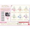 Sanrio Да PreCure 5 Gogo X Персонажи Sanrio Тройной акриловый брелок 01 Кюа Дрим X Май Мелоди