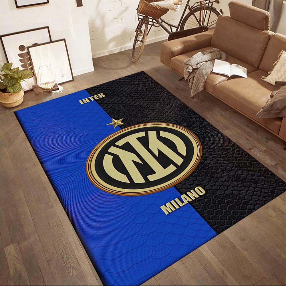 Inter Milan Carpet Suitable For Bedrooms Dormitory Decorate Room Dining Room Antislip Rug Office Home Decor Perfect Birthdaychristmas Gift Idea