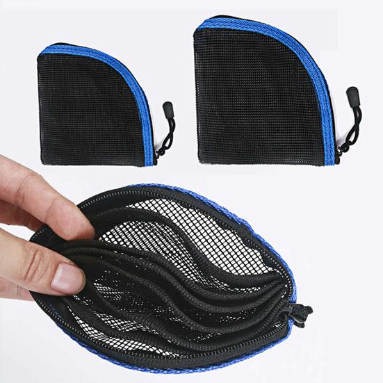 Fly Fishing Leader Fishing Leader Pocket Wallet Black Mesh Fly Tippet Line Storage Bag