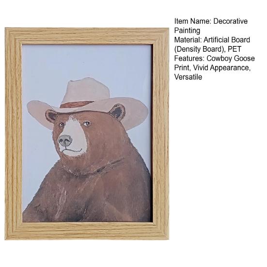 Декоративная живопись Яркий внешний вид Ковбой Утка Кролик Медведь Серия Животное