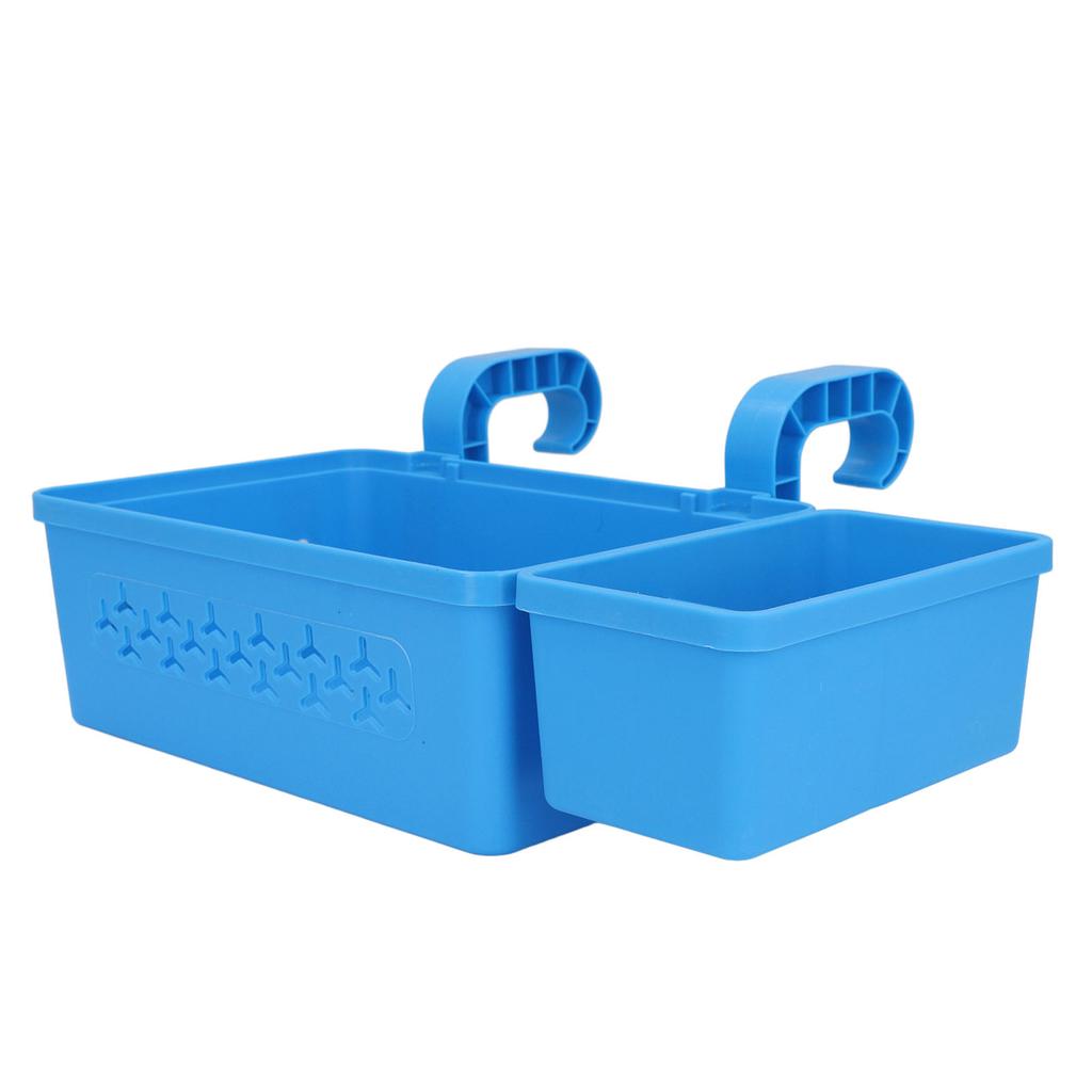 Корзина для хранения у бассейна, утолщенная, подвесная корзина для бассейна с подстаканником для 2,3 дюйма или меньше