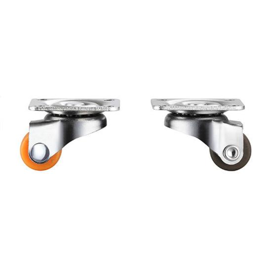 0,5-дюймовые мебельные ролики универсальные маленькие поворотные пластинчатые ролики для тележек мебель детская кровать кухонный шкаф стол