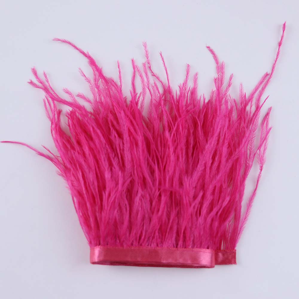 Перо 6-18 см Натуральное Белое Черное Страусиные Перья Отделка для Свадебного Платья Аксессуары для Одежды Декор Вечерин Перо Бахрома