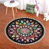 Mandala,Mandala Rug,Mandala Round Rug,Round Rug,Mandala Pattern Round,Popular ,Themed Rug,Living Room,Home Decor,Gift For Her,Non Slip Rug