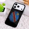 Чехол для телефона с флагом Демократической Республики Конго для iPhone 17 Air 16 15 11 12 14 13 Pro Max Ударопрочный чехол