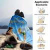 1pc Tinker Bell Printing Blanket - Soft, All-Season Throw for Office Blanket,  | Personalized Gift with Adorable Cartoon Design
