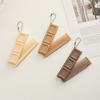 New 2-in-1 Folding Comb with Mirror Chocolate-Shaped Hair Comb Portable Mini Styling Tool Gift