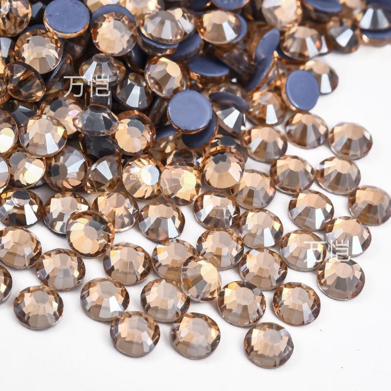 Серия Yellow Glass Hot Drill, Термоплавкий клей для нижней части кристалла, имитация австрийского горячего сверла, украшение для одежды своими руками из стразов