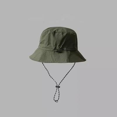 Летняя водонепроницаемая шляпа-ведро от солнца, складная, регулируемая, с завязками на шнурке, рыболовная кепка