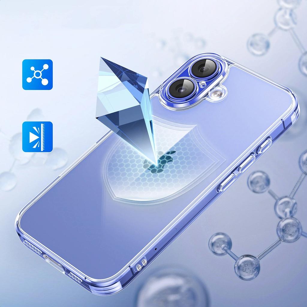 Ugreen Classy Transparent Protective Case for iPhone 16 Plus