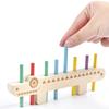 Монтессори Деревянная Игрушка Игры на Сопоставление Цветов Пазл Обучающий Набор Тренировка Мелкой Моторики Математические Обучающие Игрушки Для Детей