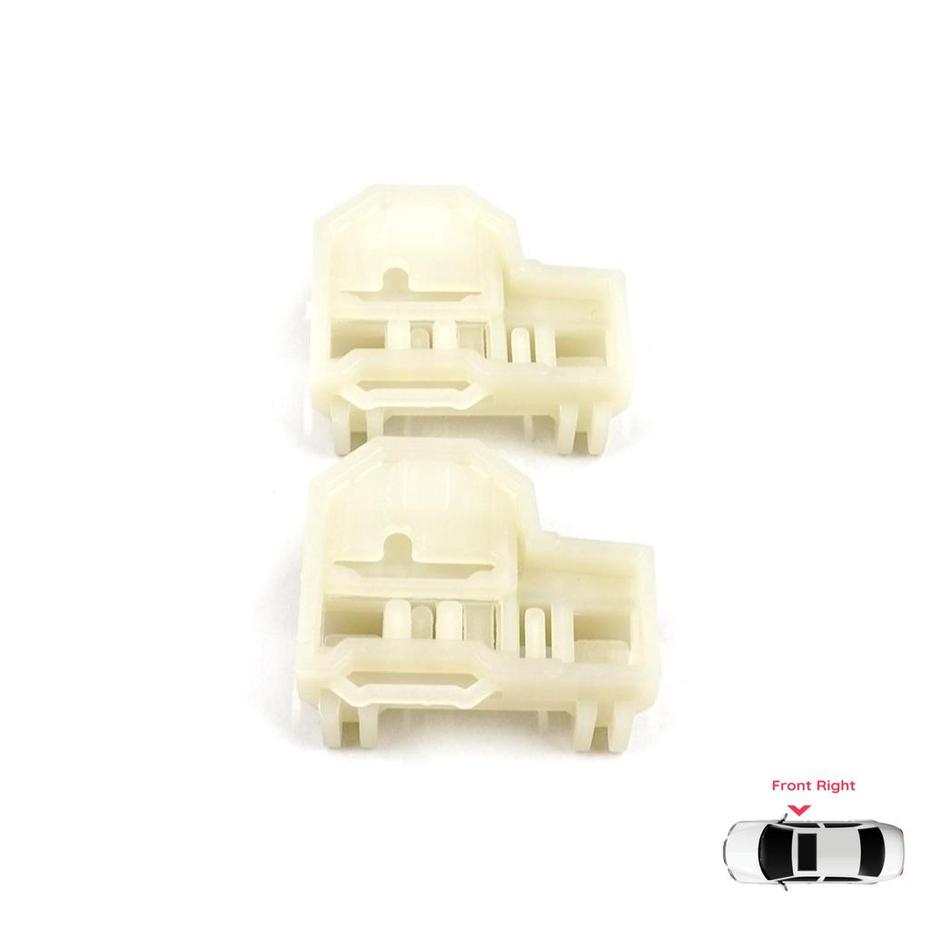 V1BWR47 Window Regulator Guide Clips Front Right for Pontiac Grand Am Sunfire Oldsmobile Alero Cutlass Chevrolet Cavalier Malibu