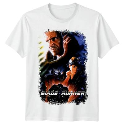 Футболка Blade Runner Унисекс Классическая Киберпанк Научно-фантастический Фильм Ретро Графика Короткий Рукав Уличная Одежда Фан-Футболка