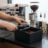 with Tapping Rod Coffee Knock Box Large Capacity Espresso Grounds Container  Baristas