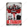 Британский кинопостер Доктор. Strangelove Металлическая табличка Ретро металлический постер Дом Кафе Клуб Магазин Домашний бар Металлическая табличка Индустриальный декор