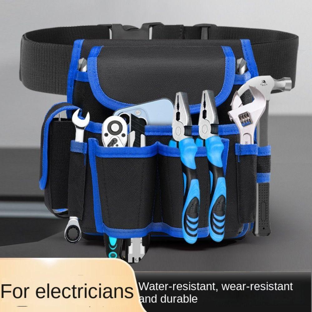 Large-capacity Tools Bag Waist Pouch Waterproof Electrician Toolkit Carpenter