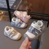 Baby Toddler Shoes Men's Spring and Autumn Baby Shoes Soft Sole Non-slip 0 1-3 Year Old Girl Shoes Do Not Fall Off Breathable Single Shoes