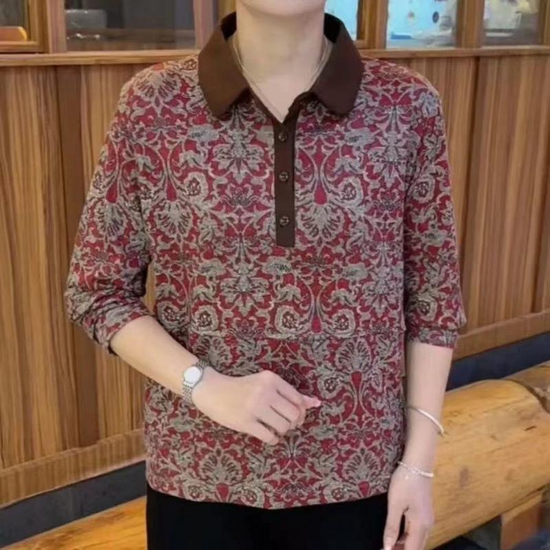 YYFS Women's Fashion Casual Spring Autumn Long Sleeve POLO Neck Blouses & Shirts