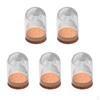 10Pcs Glass Cover Landscape Terrarium Container Lid Vase Bottle 8x12cm