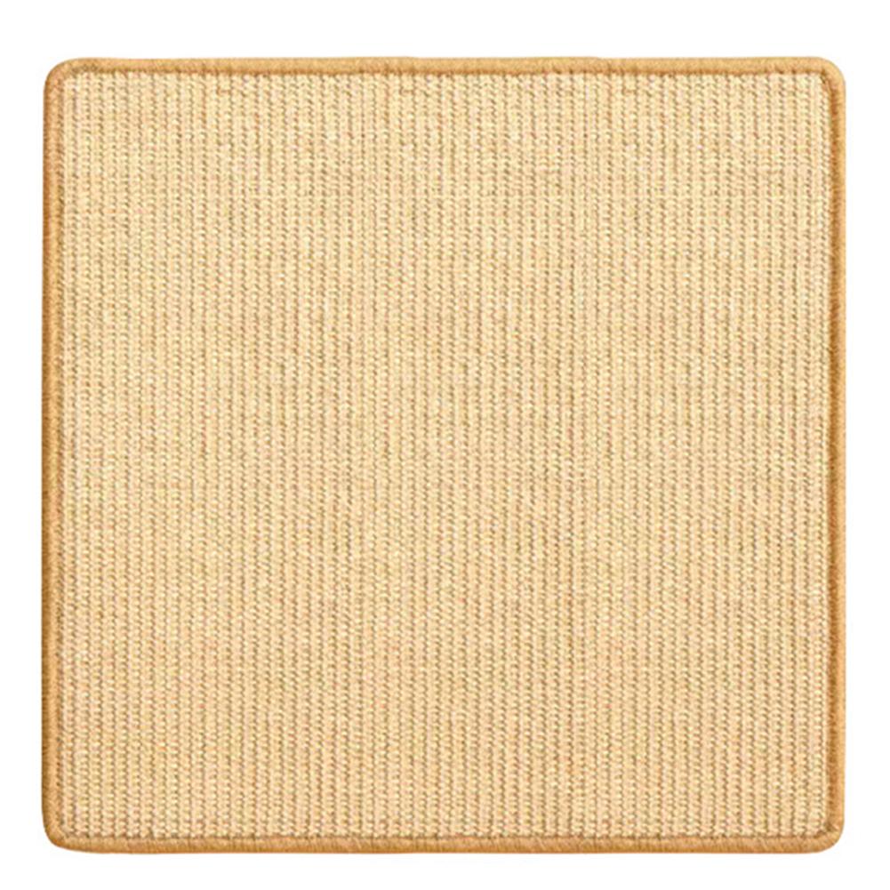 Cat Scratcher Mat with Sticky Tapes Sisal Fabric Cat Scratching Pad Cat Scratching Rug Wall Scratcher Protect Couch and Carpets