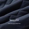 MONTAGUT Men's Diamond Quilted Padded Winter Jacket