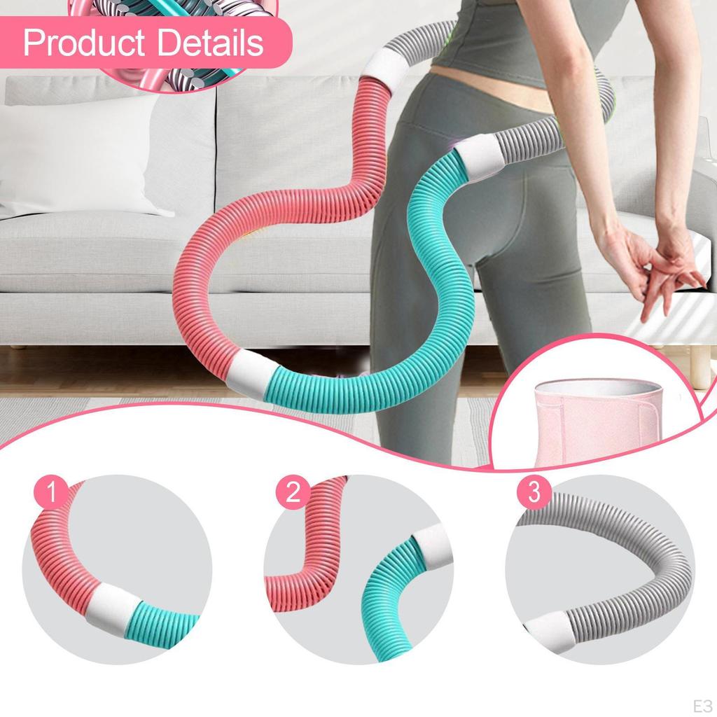 Весенний фитнес-хулахуп Ab Circle для взрослых, утяжеленный, для упражнений с поясом для талии