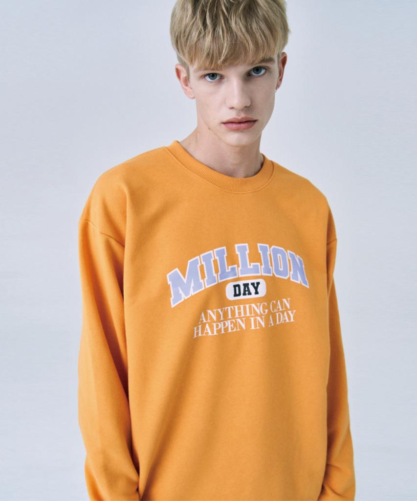MILLION DAY Million Campus Sweatshirt