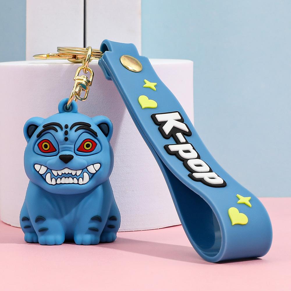 Аниме фильм Kpop Охотники на демонов Девушки Дерпи Брелоки Кукла Милый Тигр Экшн Модель Игрушка Коллекция Подарки