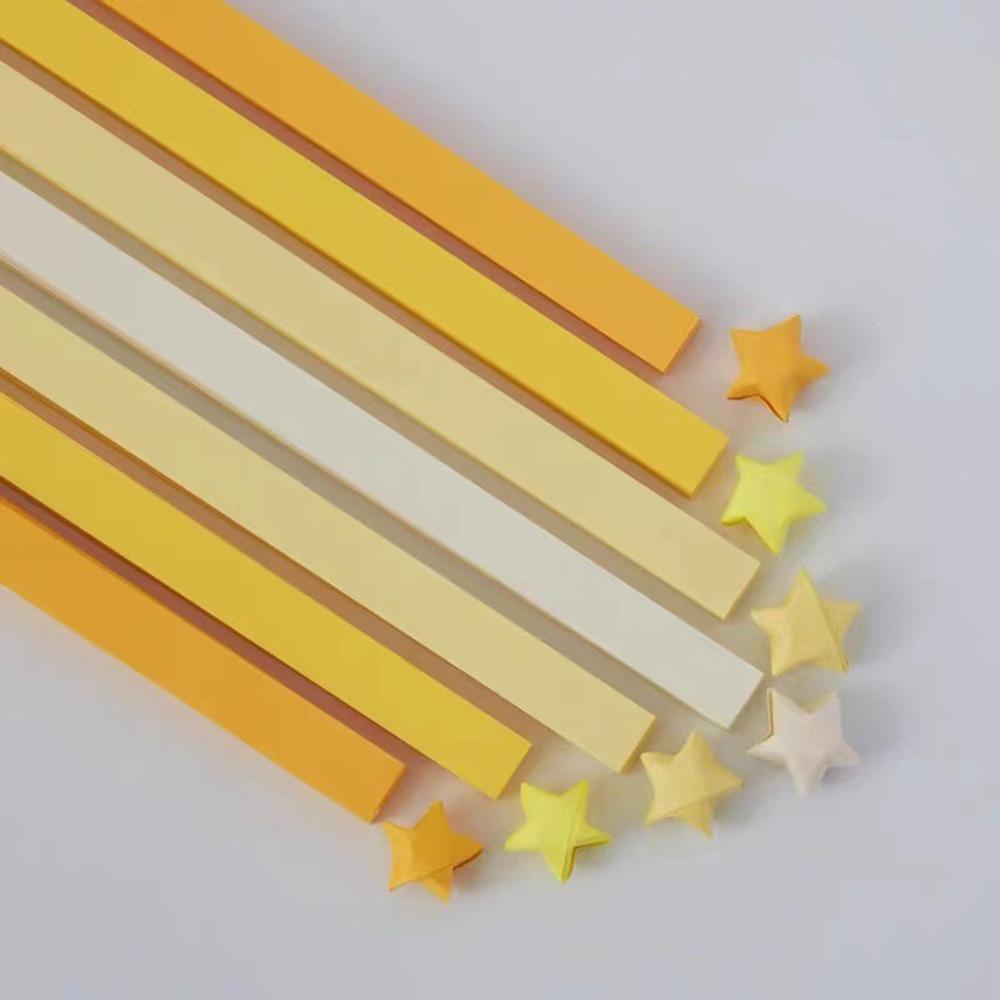 540pcs Colorful Papers Lucky Star DIY Handmade Origami Paper Strips Decor Folding Paper for Arts Crafting Supplies