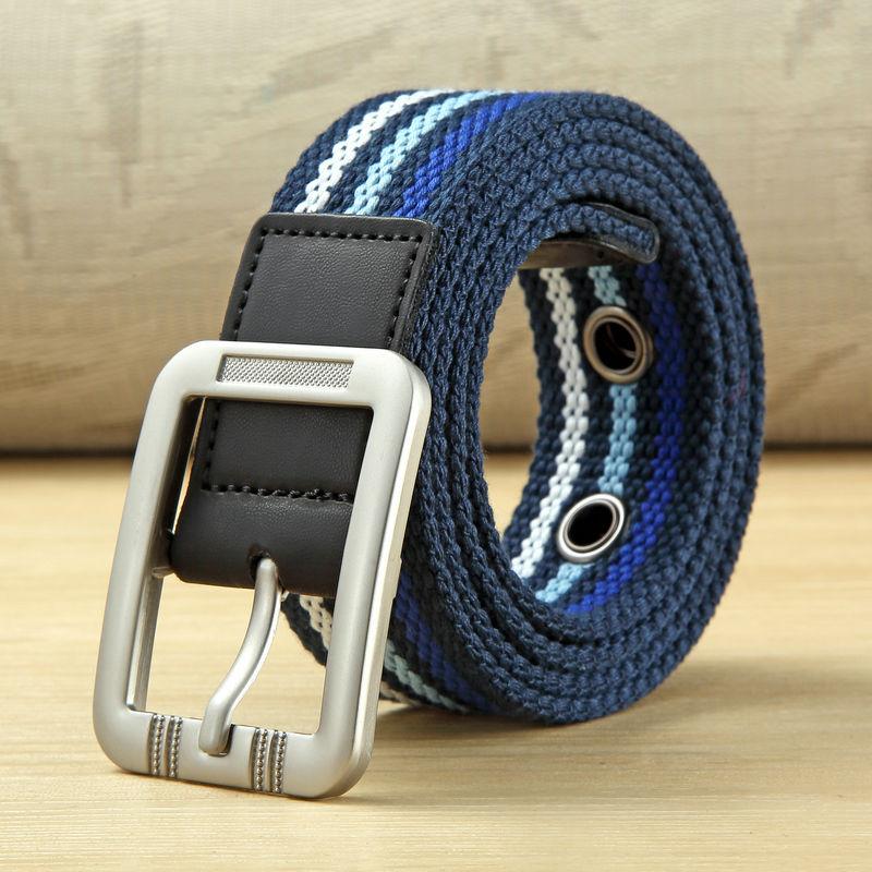 Tactical Hunting Pin Buckle Belt Unisex Trendy Nylon Girdle Fashion Luxury Design Jeans Accessories Business for Men Canvas Belt