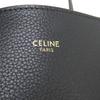 Excellent CELINE Tote Bag Kava Phantom Small With logo black Soft grain calf Women 18902 Used