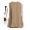 Spring Autumn Women Waistcoat Casual Sleeveless Vest Loose Fit Korean Style Fashion Outerwear